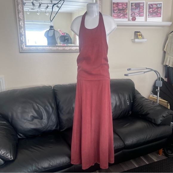 Vetta THE TWO PIECE HALTER DRESS / reversible skirt/ Small - Picture 4 of 8